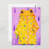 Cute Frog Postkarte (Vorne/Hinten)