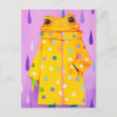 Cute Frog Postkarte (Vorderseite)