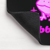 Cute Frog Pun Ribbiting Frog Lovers Quote Design  Mousepad (Ecke)