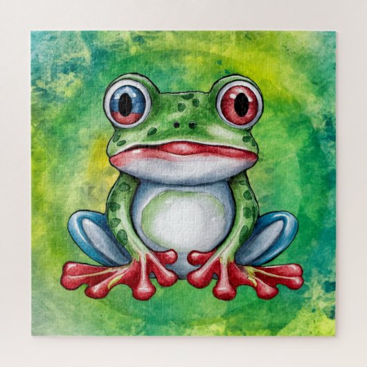Cute Frog Puzzle (Vertikal)