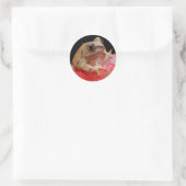 Cute Frog Runder Aufkleber (Tasche)