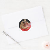 Cute Frog Runder Aufkleber (Umschlag)