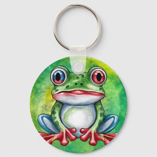Cute Frog Schlüsselanhänger (Vorderseite)