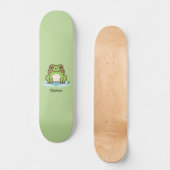 Cute Frog Skateboard (Vorderseite)
