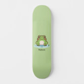 Cute Frog Skateboard (Vorderseite)