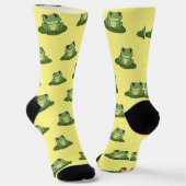 Cute Frog Socks Socken (Gewinkelt)