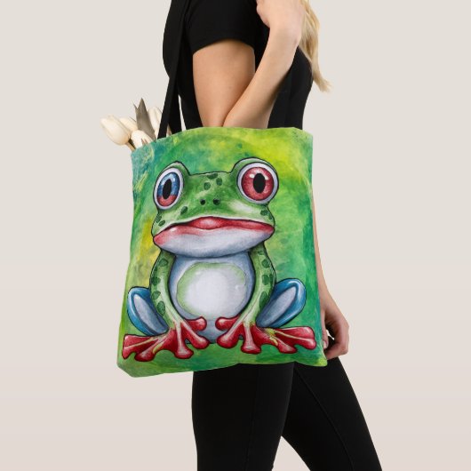 Cute Frog Tasche (Von Nahem)