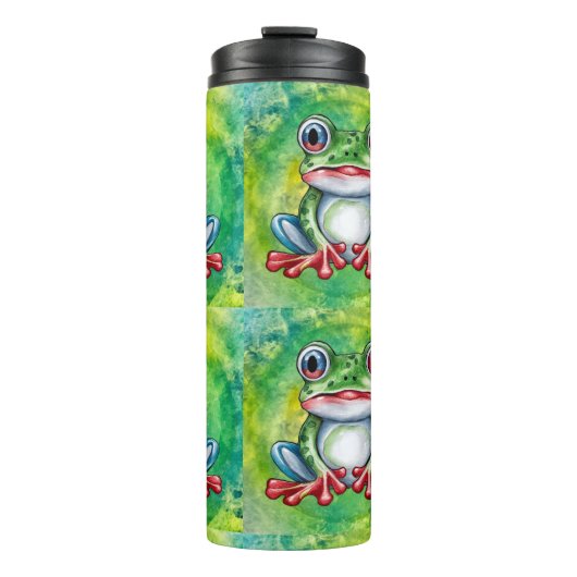 Cute Frog Thermosbecher (Vorderseite)