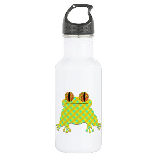 Cute Frog Trinkflasche (Vorderseite)