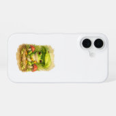 Cute Frog Umbrella iPhone Case Kawaii Art 16 Hülle (Rückseite (Horizontal))