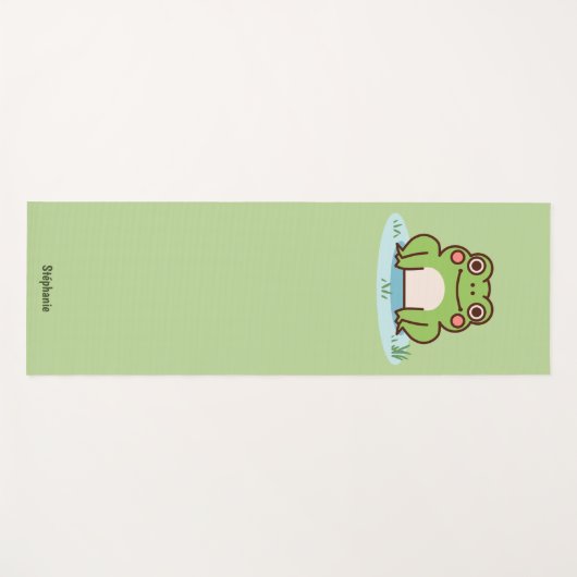 Cute Frog Yogamatte (Vorderseite (Horizontal))