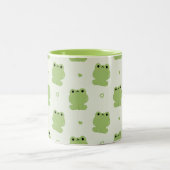 Cute Frog Zweifarbige Tasse (Mittel)
