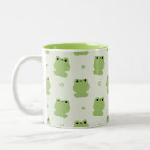 Cute Frog Zweifarbige Tasse (Links)