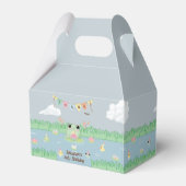 Cute Froggy Birthday Thank You Geschenkschachtel (Rückseite)