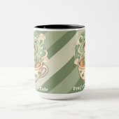 Cute Froggy Coffee Tale Design Tasse (Zentrum)