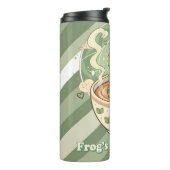 Cute Froggy Coffee Tale Design Thermosbecher (Nach links gedreht)
