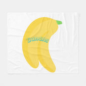 Cute Fruit Art / Tropical Food Aesthetic Fleecedecke (Vorderseite (Horizontal))