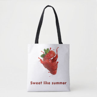 Cute Fruit Pattern Tote Bag Tasche