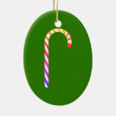 Cute Fruity Candy Cane Sweet Holidays Ornament (Hinten)