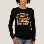 Cute fun hot mom summer (just tired) Tri-Blend shirt (Vorderseite)