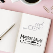 Cute Fun Magical Work Teacher Gift Permastempel