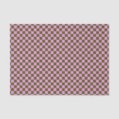 Cute Fun Modern Checkerboard Olive Lilac Geometric Seidenpapier (Vorderseite)