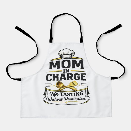 Cute Fun mom  Gift  Apron Schürze (Vorderseite)