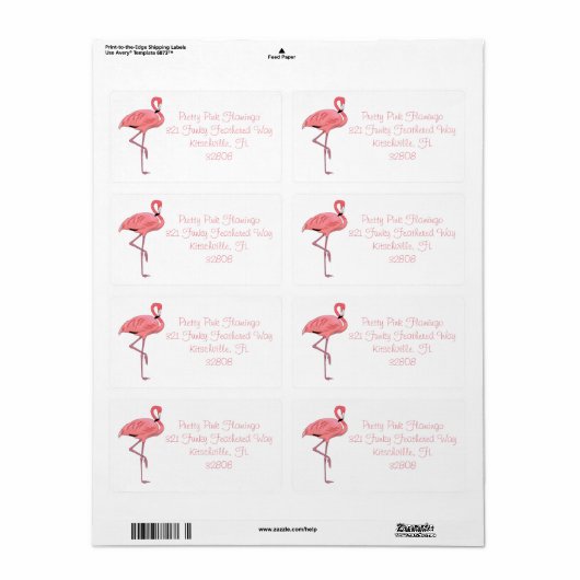 Cute Fun Pink Flamingo (Vorne)
