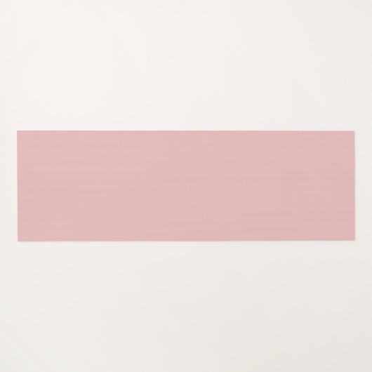 Cute Fun Pink Strawberries Custom Yogamatte (Rückseite (Horizontal))