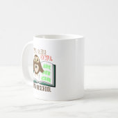 Cute fun We are owl Back to school Personalize Kaffeetasse (Vorderseite Links)