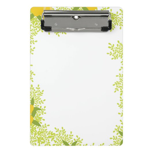Cute & Functional Mini Lemon Design Clipboard Klemmbrett (Vorderseite)