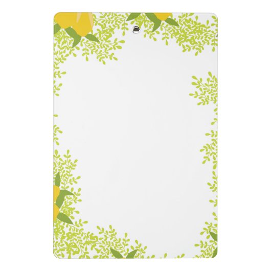 Cute & Functional Mini Lemon Design Clipboard Mini Klemmbrett (Rückseite)