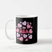Cute Funny Aba Therapy Candy Heart Slp Behavior Va Kaffeetasse (Links)