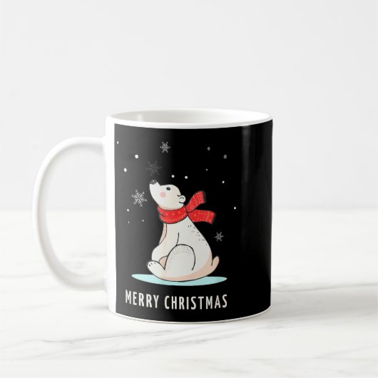 Cute Funny & Unique Christmas Lar Bear & S Kaffeetasse (Links)