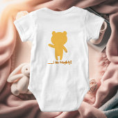 Cute Funny Bear With Me Baby Shower Personalized  Baby Strampler