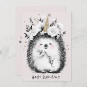 Cute Funny Birthday Card (Vorne/Hinten)