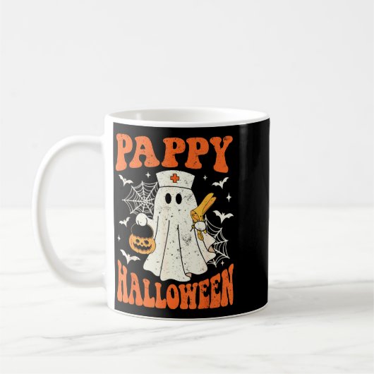 Cute Funny Boo Ghost Nurses Pappy Halloween Obgyn Kaffeetasse (Links)
