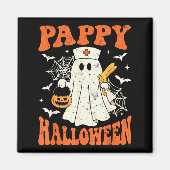 Cute Funny Boo Ghost Nurses Pappy Halloween Obgyn Magnet (Vorne)
