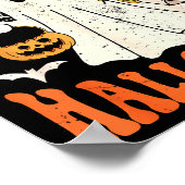 Cute Funny Boo Ghost Nurses Pappy Halloween Obgyn  Poster (Ecke)