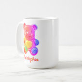 Cute Funny Candy Gimme Gummy Bear Kaffeetasse (Vorderseite Links)