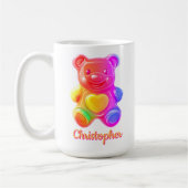Cute Funny Candy Gimme Gummy Bear Kaffeetasse (Links)