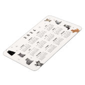 Cute Funny Cat 2026 Calendar Magnet (Linke Seite)