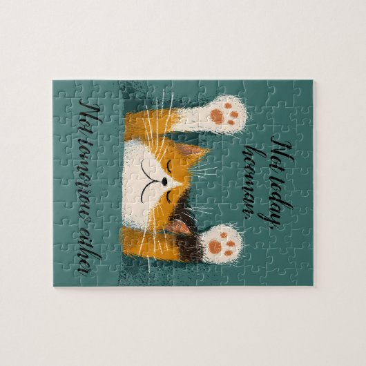 Cute Funny Cat Nap Puzzle (Horizontal)
