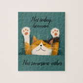 Cute Funny Cat Nap Puzzle (Vertikal)