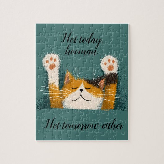 Cute Funny Cat Nap Puzzle (Vertikal)