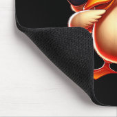 Cute Funny Cool Duck Dabbing Heart Valentines Day Mousepad (Ecke)