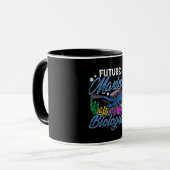 Cute & Funny Future Marine Biologist Biology Tasse (Vorderseite Links)