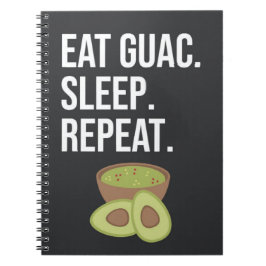 Cute Funny Guacamole Gifts Avocado Fiesta Healthy Notizblock