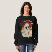 Cute & Funny Halloween Ghost Flute & Fluting 4 Sweatshirt (Vorne ganz)