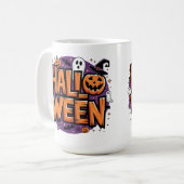 Cute funny halloween kaffeetasse (Vorderseite Links)